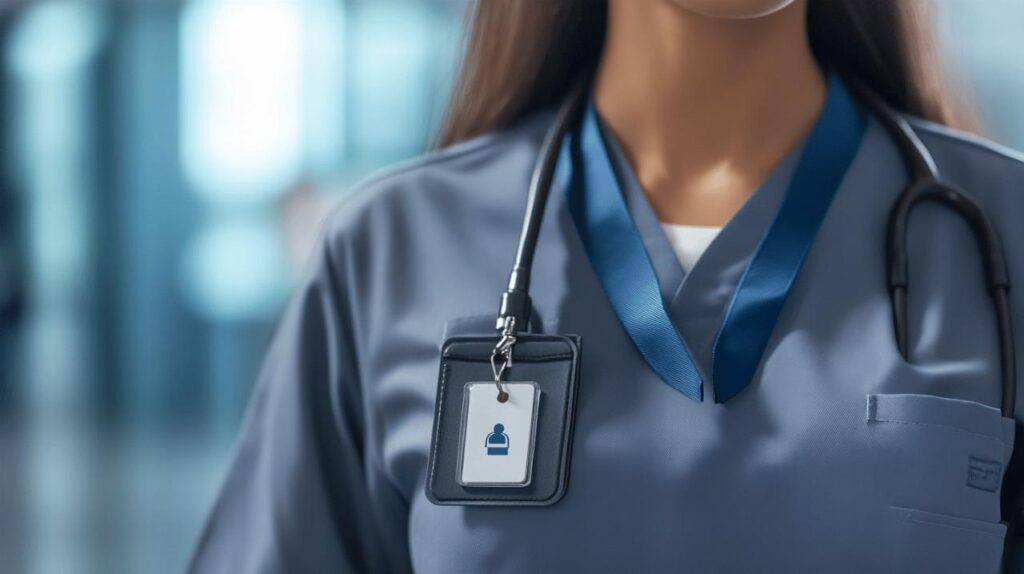 Porte-badges pour infirmieres : Comment allier securite et style sur chaque type d’uniforme